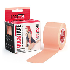 Тейп кинезио Rocktape Pre-cut 5м 5см бежевый (21599)