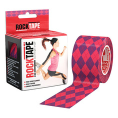 Тейп кинезио Rocktape Classic 5м 5см розовый/фиолетовый (21603)