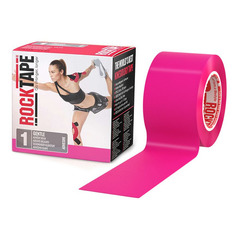 Тейп кинезио Rocktape Gentle 1 5м 5см розовый (21633)