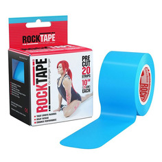 Тейп кинезио Rocktape Pre-cut 5м 5см голубой (21601)