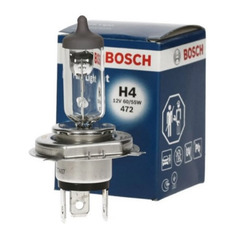 Лампа автомобильная галогенная Bosch 1987301001, H4, 12В, 60Вт, 1шт