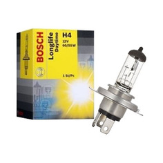 Лампа автомобильная галогенная Bosch 1987302048, H4, 12В, 55Вт, 1шт