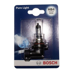 Лампа автомобильная галогенная Bosch 1987301063, HB4, 12В, 51Вт, 3200К, 1шт