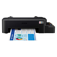 Принтер струйный Epson L121 цветной, цвет: черный [c11cd76414]