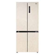 Холодильник Midea MRC519SFNBE, трехкамерный, бежевый