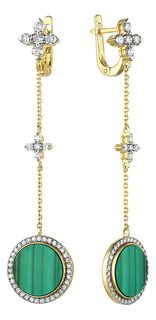 Золотые серьги Серьги La Nordica 19-22-10ML-52506-RZ