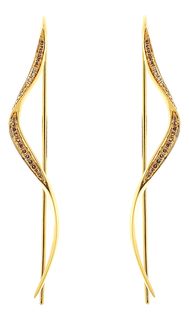 Золотые серьги Серьги La Nordica 19-22-00207087-AB