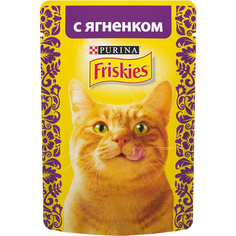 Корм для кошек Friskies с ягненком в подливе 85 г