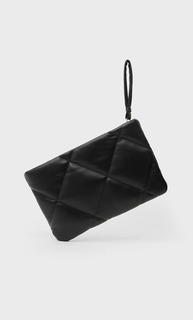 Stradivarius Стеганый Клатч Черный 103