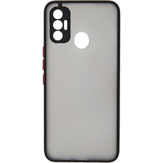 Чехол Carmega Tecno Spark 7 Frost black Tecno Spark 7 Frost black