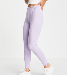 Сиреневые трикотажные леггинсы от пижамы ASOS DESIGN Petite – Выбирай и Комбинируй-Фиолетовый цвет