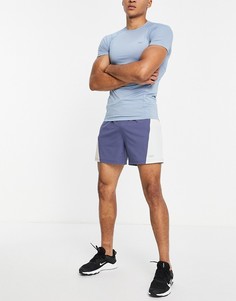 Спортивные шорты с контрастными вставками ASOS 4505-Голубой