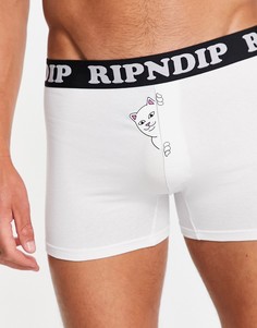 Белые боксеры RIPNDIP Peek A Nermal-Белый