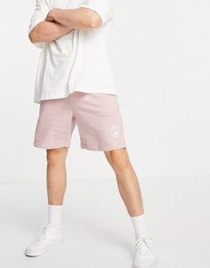 Светло-розовые oversized-шорты от комплекта Liquor N Poker-Розовый цвет