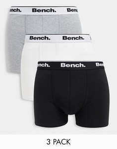 Набор из 3 боксеров разных цветов Bench Loyal-Серый