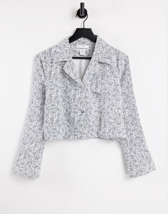 Свободная рубашка с длинными рукавами и сплошным принтом пейсли (от комплекта) Annorlunda-Многоцветный