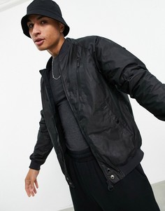 Черная вощеная куртка Barbour International Glendale-Черный цвет