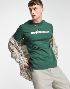 Зеленая футболка с логотипом The Hundreds Forever-Зеленый цвет