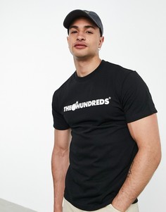 Черная футболка с логотипом The Hundreds Forever-Черный цвет