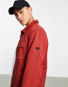 Красная куртка в стиле "casual" Barbour International Dion-Красный