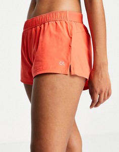Оранжевые спортивные шорты от комплекта Calvin Klein Performance-Оранжевый цвет