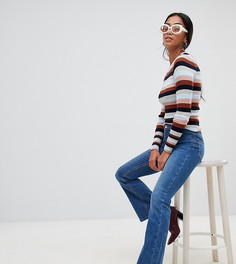 Синие расклешенные джинсы New Look Petite-Синий