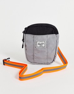 Серая сумка для полетов с контрастной оранжевой отделкой Herschel Supply Co Cruz-Серый