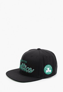 Бейсболка Mitchell & Ness NBA BOSTON CELTICS Foundation Script Snapback