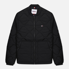 Мужская куртка бомбер Tommy Jeans Quilted, цвет чёрный