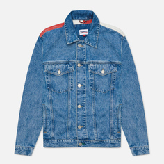 Мужская джинсовая куртка Tommy Jeans Oversize Trucker AE712, цвет синий