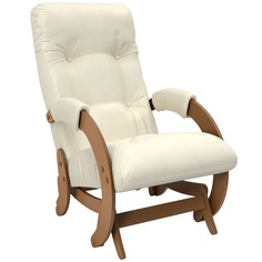 Кресло-глайдер oxford-68 (комфорт) белый 55x100x88 см. Milli