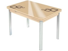 Стол «пекин» (аврора) бежевый 110x79x70 см. Avrora