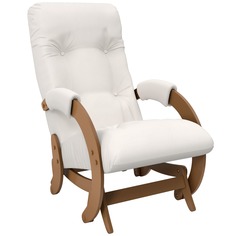 Кресло-глайдер oxford-68 (комфорт) белый 55x100x88 см. Milli