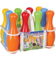 Игровой набор Pilsan Боулинг (10 кеглей)