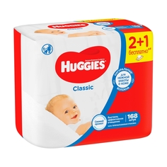 Салфетки Huggies «Classic», 168 шт