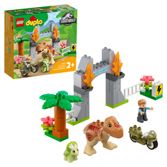 Конструктор LEGO DUPLO 10939 Побег динозавров: тираннозавр и трицератопс