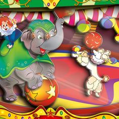 Хобби и Творчество VIZZLE Объемная картина Слоненок в цирке