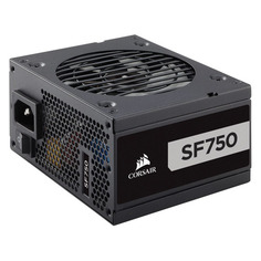 Блок питания Corsair SF750, 750Вт, 92мм, черный, retail [cp-9020186-eu/rps0115]