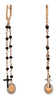 Золотые серьги La Nordica