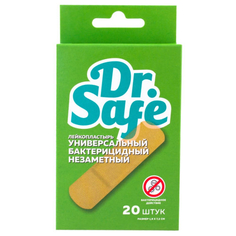 Лейкопластырь Dr.Safe бактерицидный 1,9х7,2 см 20 шт