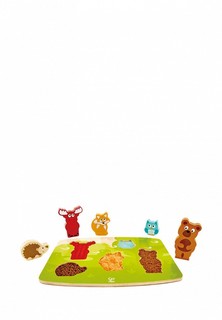 Набор игровой Hape Тактильная головоломка Лесные животные