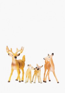 Набор игровой Masai Mara "Мир диких животных": Семья оленей, 4 предмета