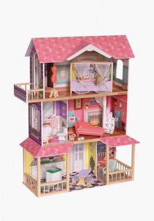 Дом для куклы KidKraft Вивиана, с мебелью 13 предметов в наборе, для кукол 30 см
