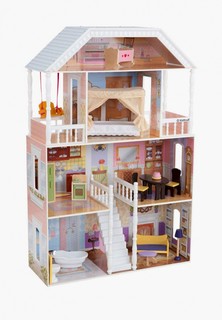 Дом для куклы KidKraft Саванна, с мебелью 14 предметов в наборе, для кукол 30 см