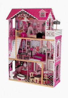 Дом для куклы KidKraft Амелия, с мебелью 15 предметов в наборе, для кукол 30 см