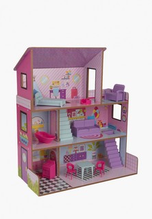 Дом для куклы KidKraft Лолли, с мебелью 10 предметов в наборе, для кукол 12 см