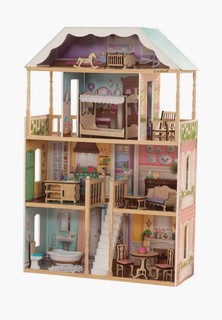 Дом для куклы KidKraft Шарллота, с мебелью 14 предметов в наборе, для кукол 30 см