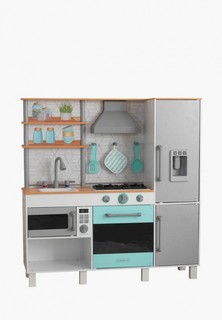 Набор игровой KidKraft Деревянная кухня Гурман-шеф, 3 предмета посуды и аксессуаров в наборе, звук