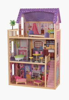 Дом для куклы KidKraft Кайла, с мебелью 10 предметов в наборе, для кукол 30 см