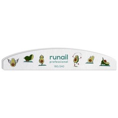 ruNail, Пилка для ногтей «Авокадо», 180/240